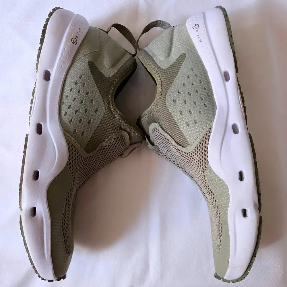 Under Armour Micro G Kilchis 10.5 Men Fishing Water Shoes Olive 3024944-100